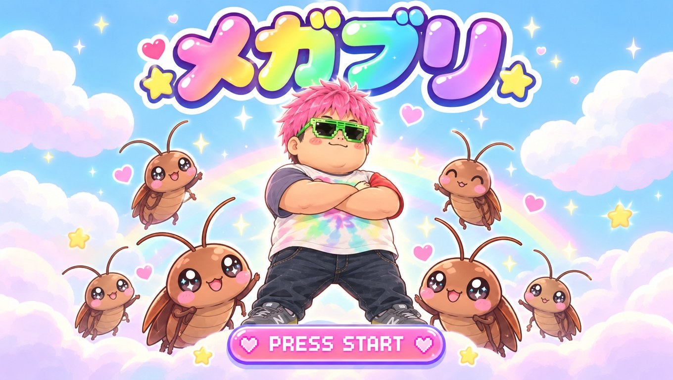 メガブリ タイトル画面